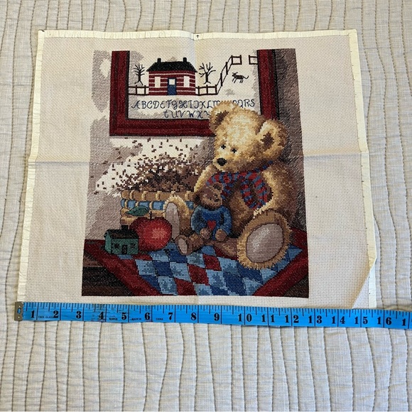 Counted Cross-Stitch Teddy Bear Sampler - Picture 6 of 8